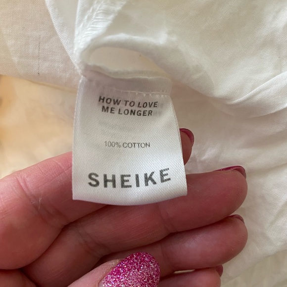 SIZE 10 SHEIKE MELROSE WHITE LACE DRESS - Picture 4 of 9